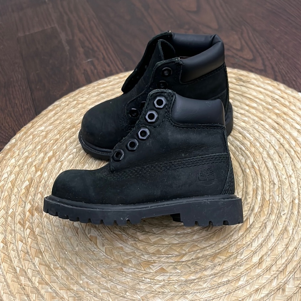 Timberland Kids Waterproof Combat Boot Size 5